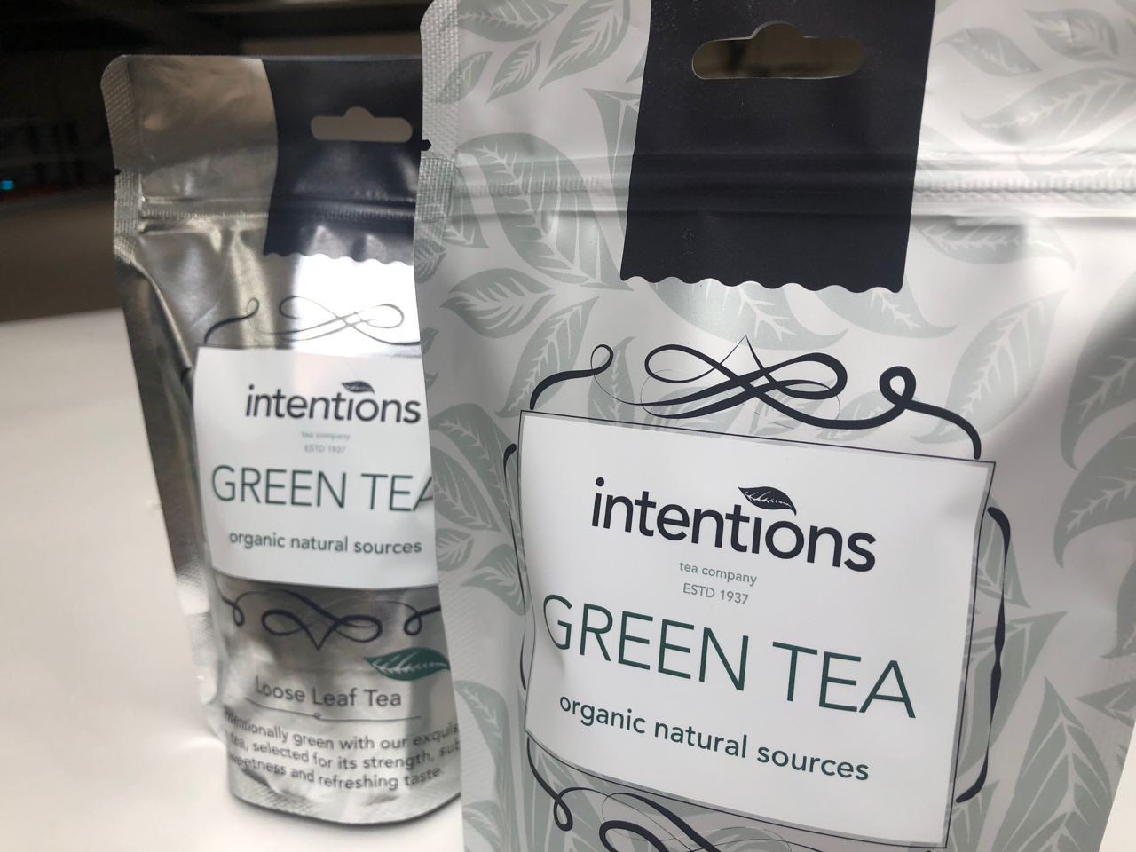 Green tea pouches