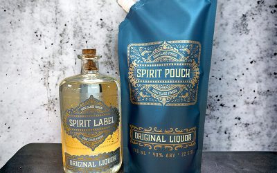 Spirit spouted pouch