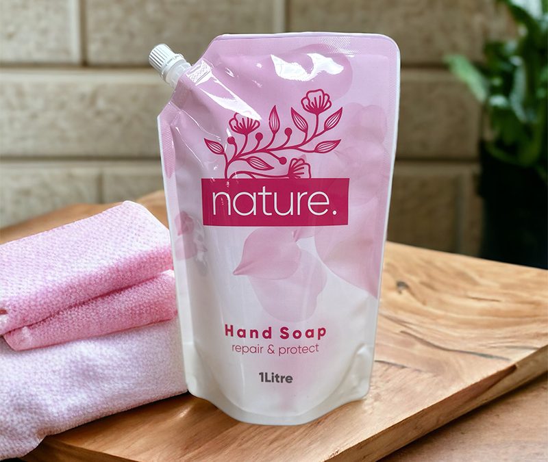 soap refill ready spouted pouches