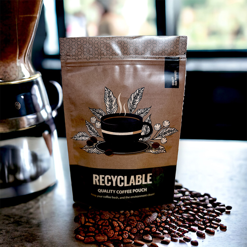 Coffee pouch packaging