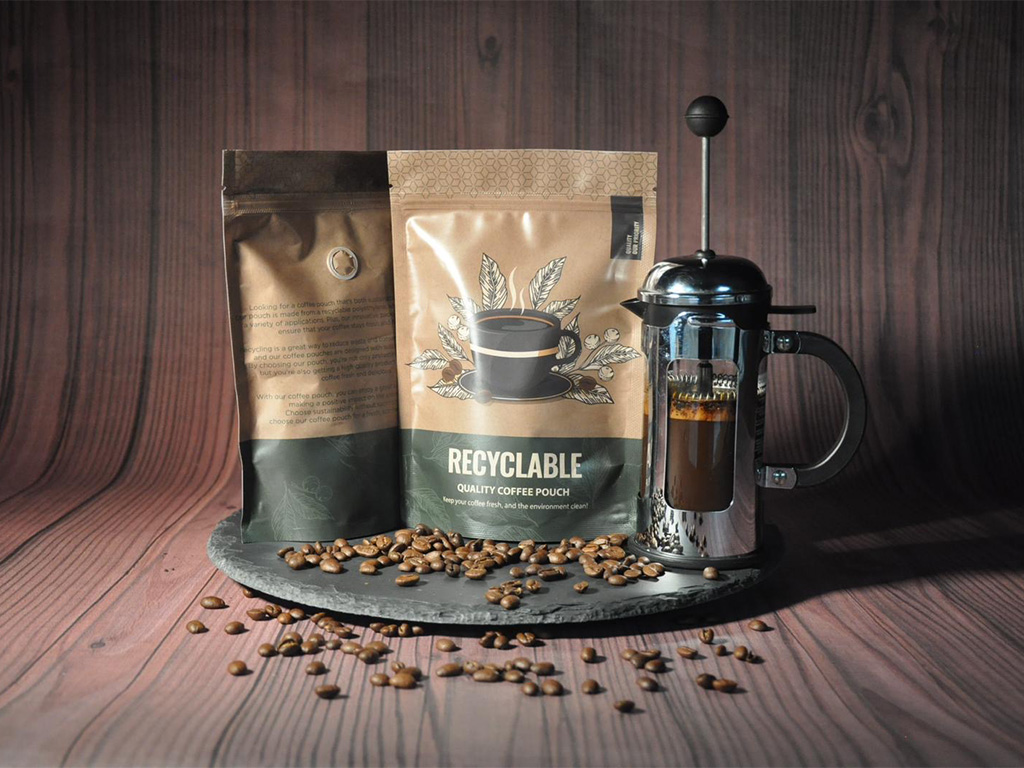 Coffee pouch packaging