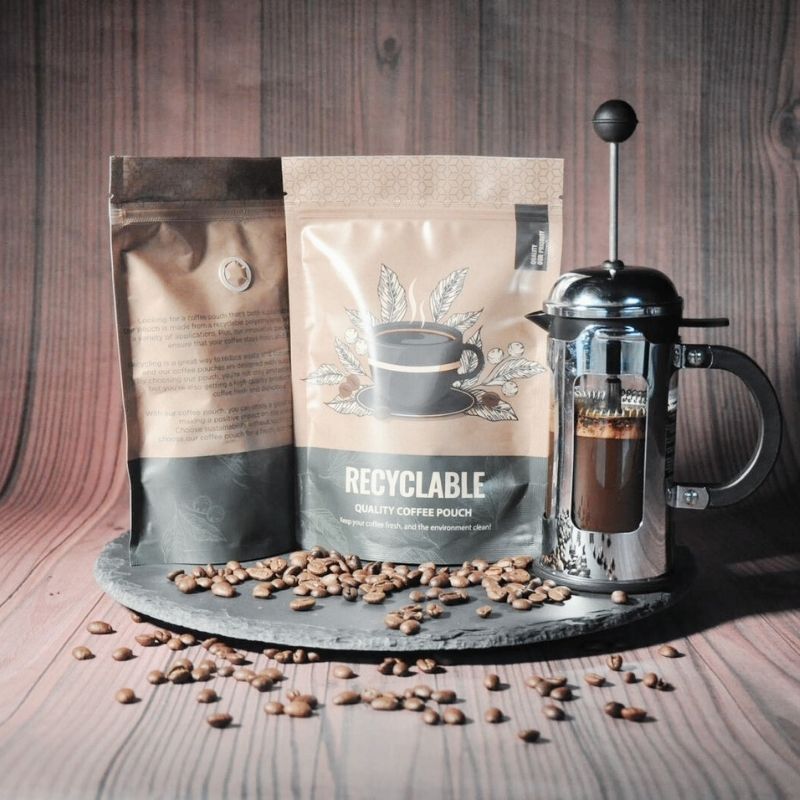 custom printed coffee pouch